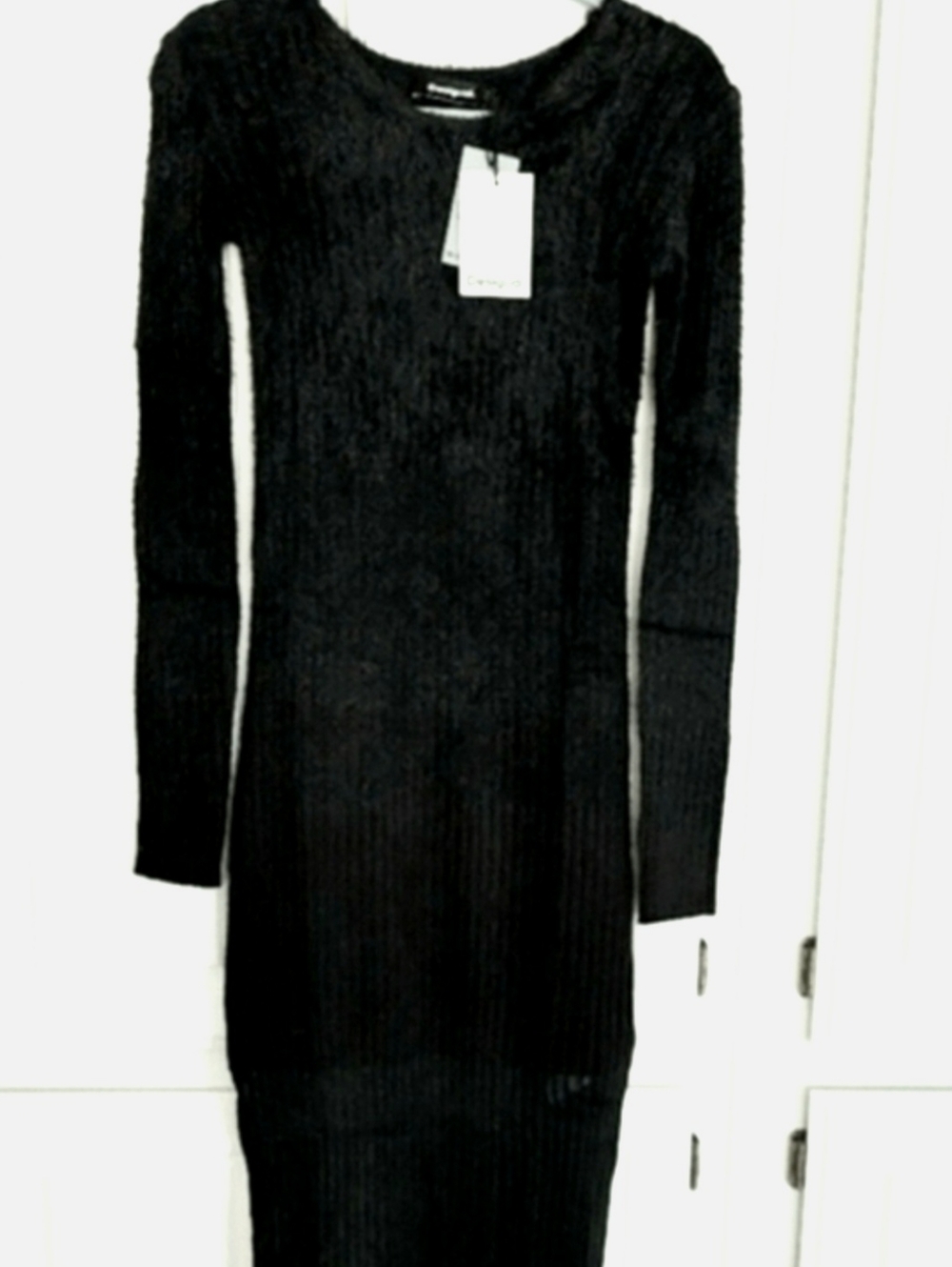 Desigual Sheer Fur Dress Size S - Picture 14 of 15